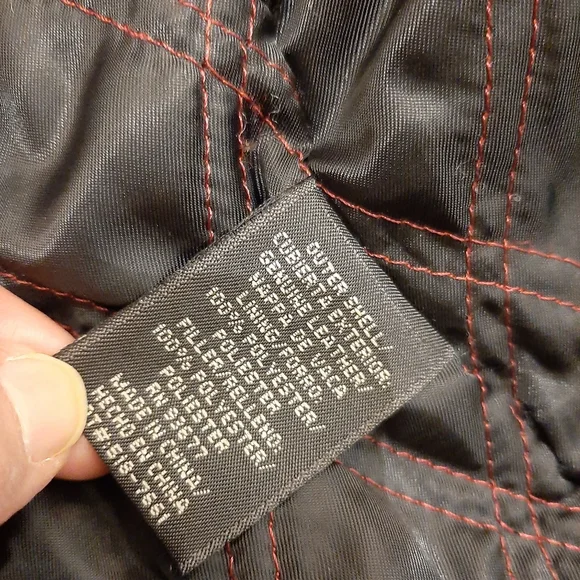 St. John's Bay leather coat